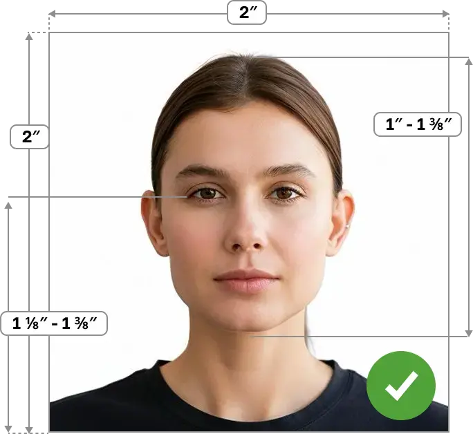 Example passport photo compliance guide